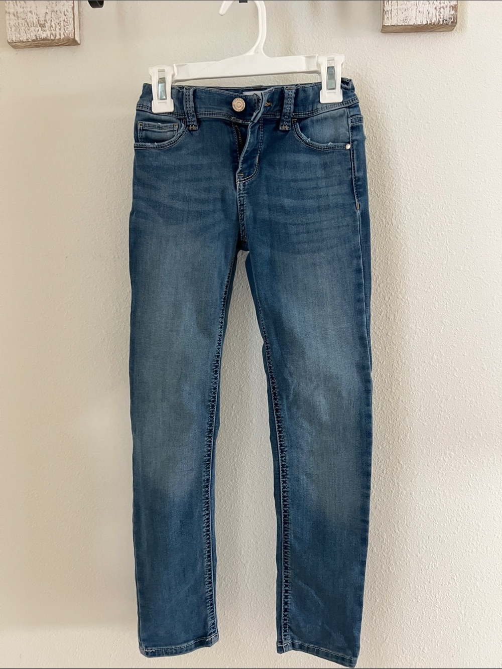 ❤️3/$25 (8) Jeans Adjustable Waist Blue Jordache